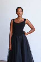 Load image into Gallery viewer, 1980s Tadashi Corset Tulle Gown
