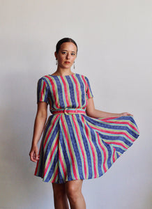 Laura Ashley Candy Striped Dress