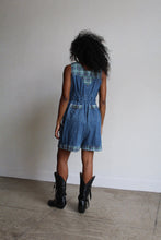 Load image into Gallery viewer, 1980s Denim &amp; Plaid Romper