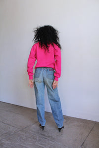 1990s Dunes Hot Pink Raglan Sweatshirt