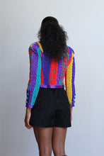 Load image into Gallery viewer, 1980s Jeanne Marc Colorful Silk Quilted Jacket