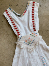 Load image into Gallery viewer, Happy Day Antique Linen Patchwork Dress