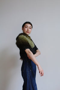 1990s Fuzzy Ombre Scarf