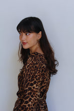 Load image into Gallery viewer, Ralph Lauren Silk Leopard Print Blouse