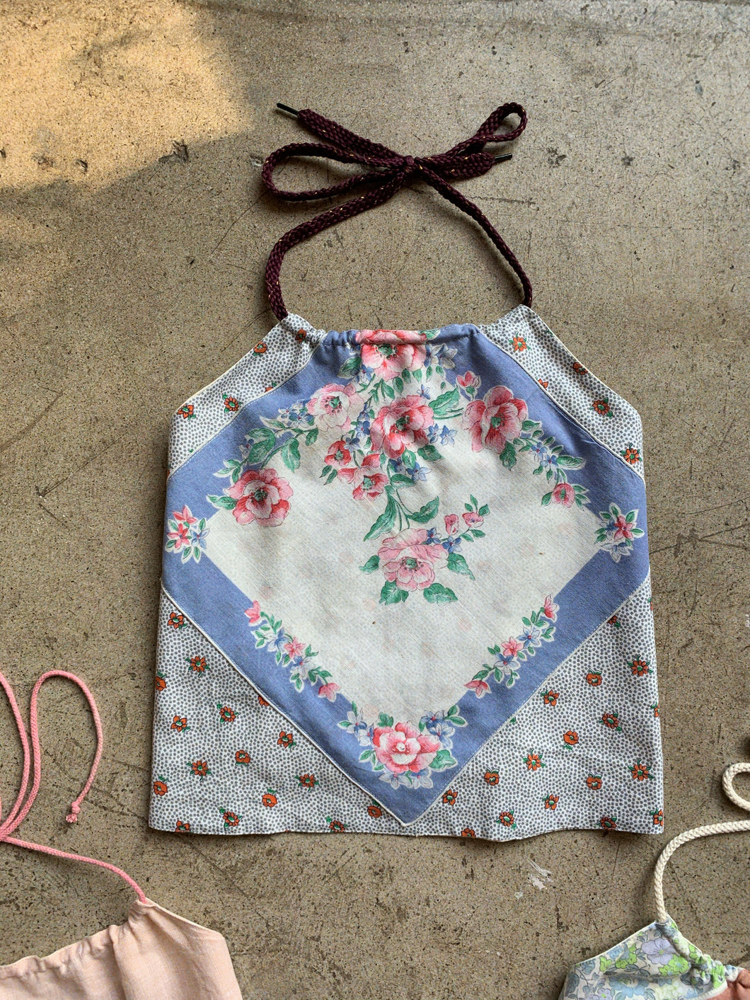 Flour Sack Reversible Halter Tops