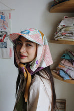 Load image into Gallery viewer, Floral Quilt Top Patchwork Bonnet