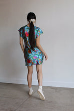 Load image into Gallery viewer, Polka Dot Paisley Floral Silk Slip Dress