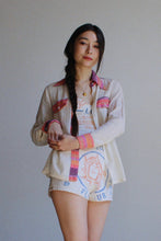 Load image into Gallery viewer, 1970s Pink Melon Striped Western Shirt