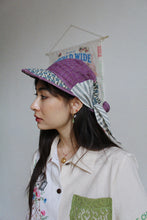 Load image into Gallery viewer, Striped Quilt Top Patchwork Bonnet
