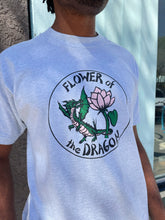 Load image into Gallery viewer, Flower of the Dragon Heather Grey Vintage Tee