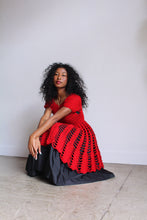 Load image into Gallery viewer, Red Crochet Tunic Dress