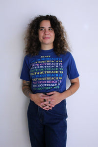 1979 Staff Youth Outreach Navy Blue Tee