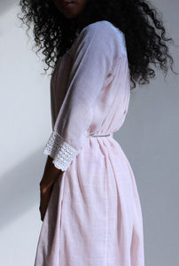 1970s Christian Dior Label Print Lingerie Dress