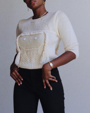 Pigtails Knit Sweater