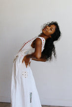Load image into Gallery viewer, Happy Day Antique Linen Patchwork Dress