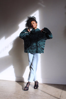 Chenille Cowl Neck Sweater