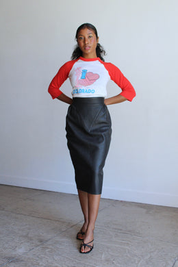 1980s Pink Panther Colorado Ringer Tee