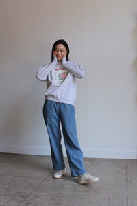 Botan Raglan Sweatshirt Light Grey