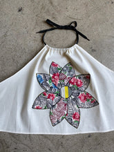 Load image into Gallery viewer, Feed Sack Flower Halter Top - XL