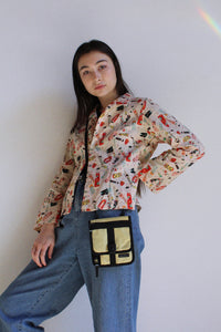 1990s Kokeshi Doll Print Top