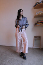 Load image into Gallery viewer, 1990s Liquid Silver Silk Blouse