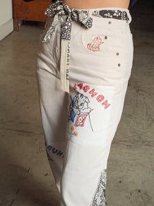 Extra Fancy Patchwork Jeans