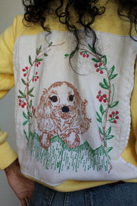 Puppy Love Patchwork Sweater