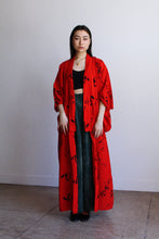 Load image into Gallery viewer, 1970s Squirrel Print Kimono