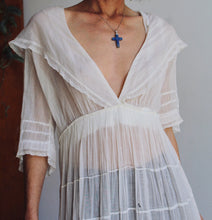Load image into Gallery viewer, Antique Edwardian Sheer Lawn Dress