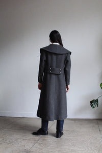 1960s Grey Wool Princess Coat