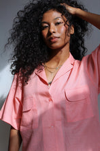 Load image into Gallery viewer, 1980s Kenzo Peach Linen Blouse