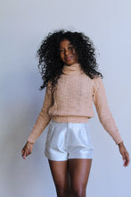 Load image into Gallery viewer, 2000s Silver Lurex Shorts
