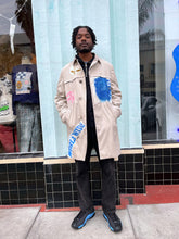 Load image into Gallery viewer, Cool Hand Luke Vintage Patchwork Trench Coat
