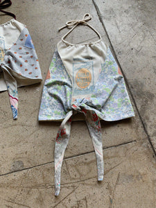 Flour Sack Reversible Halter Tops