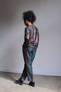 Silk & Sequins Jewel Blouse