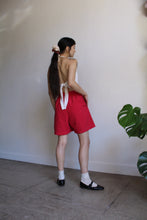 Load image into Gallery viewer, Magenta Cotton Wrestling Shorts