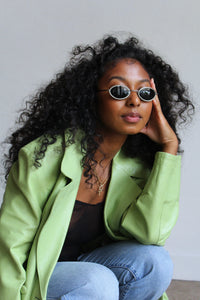 Deadstock 90s Sunglasses: Metal