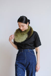 1990s Fuzzy Ombre Scarf