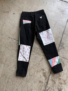 Patchwork 90s Black Guess Jeans