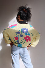 Load image into Gallery viewer, Yellow Floral Knit Sweater