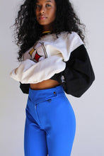 Load image into Gallery viewer, 1970s Electric Blue Stirrup Ski Pants
