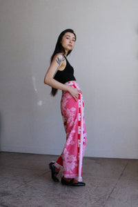 Floral Terry Trousers ~ US 2-4