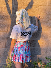 Load image into Gallery viewer, Patchwork Bonnet - Illustrated Grey Stripes
