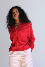 Load image into Gallery viewer, Contrast Striped Red Cardigan
