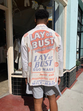 Load image into Gallery viewer, Lay or Bust Pastel Feed Sack Work Shirt