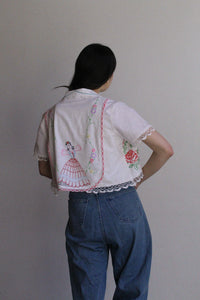 Rose Garden Crop Top M