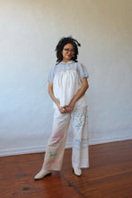Load image into Gallery viewer, 1950s Baby Blue Lace Ivory Open Bed Jacket