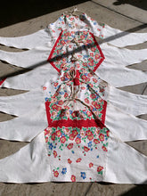 Load image into Gallery viewer, Red Floral Halter Tops