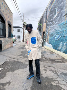 Cool Hand Luke Vintage Patchwork Trench Coat