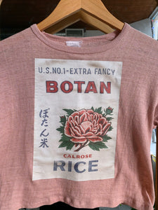 Botan Rice 1970s Crop Top